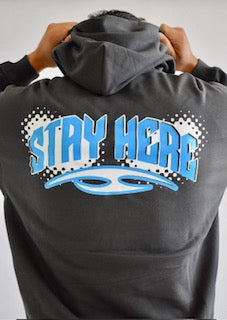 Retro Stay Here Hoodie